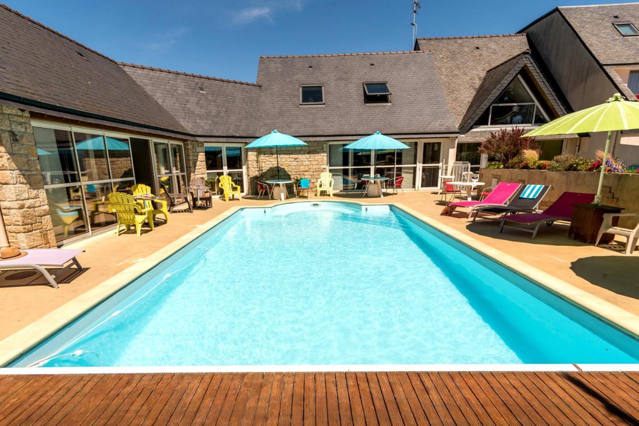 L'Hippocampe Hotel Plouharnel Bagian luar foto