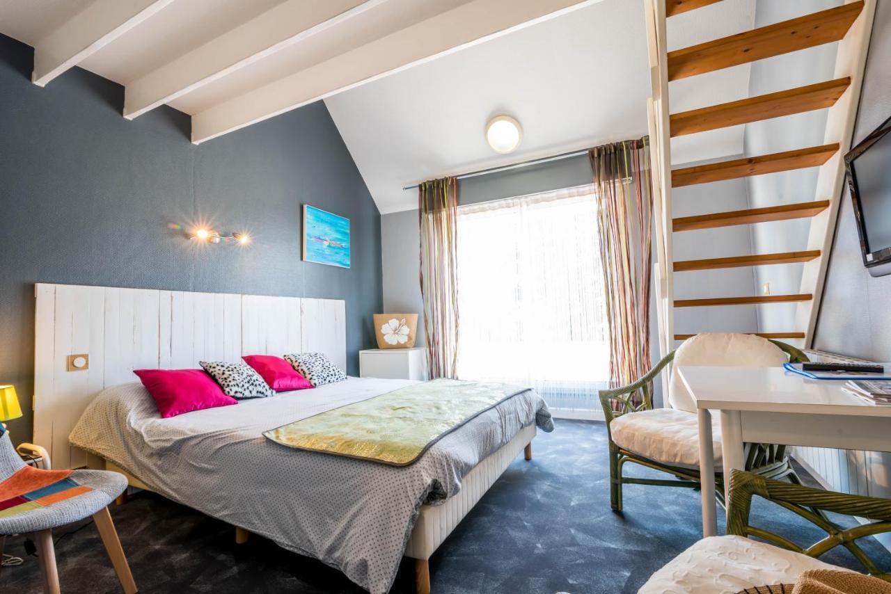 L'Hippocampe Hotel Plouharnel Bagian luar foto