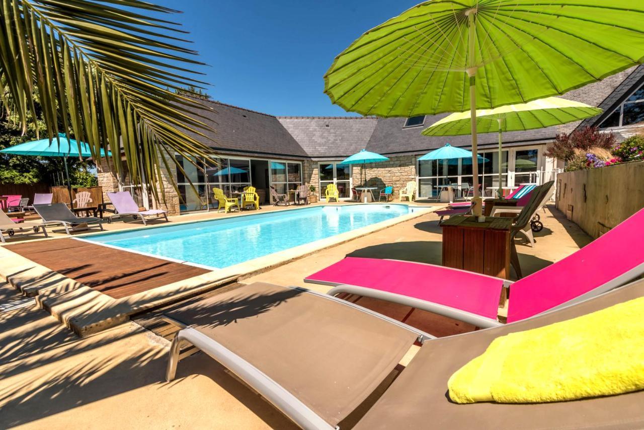 L'Hippocampe Hotel Plouharnel Bagian luar foto