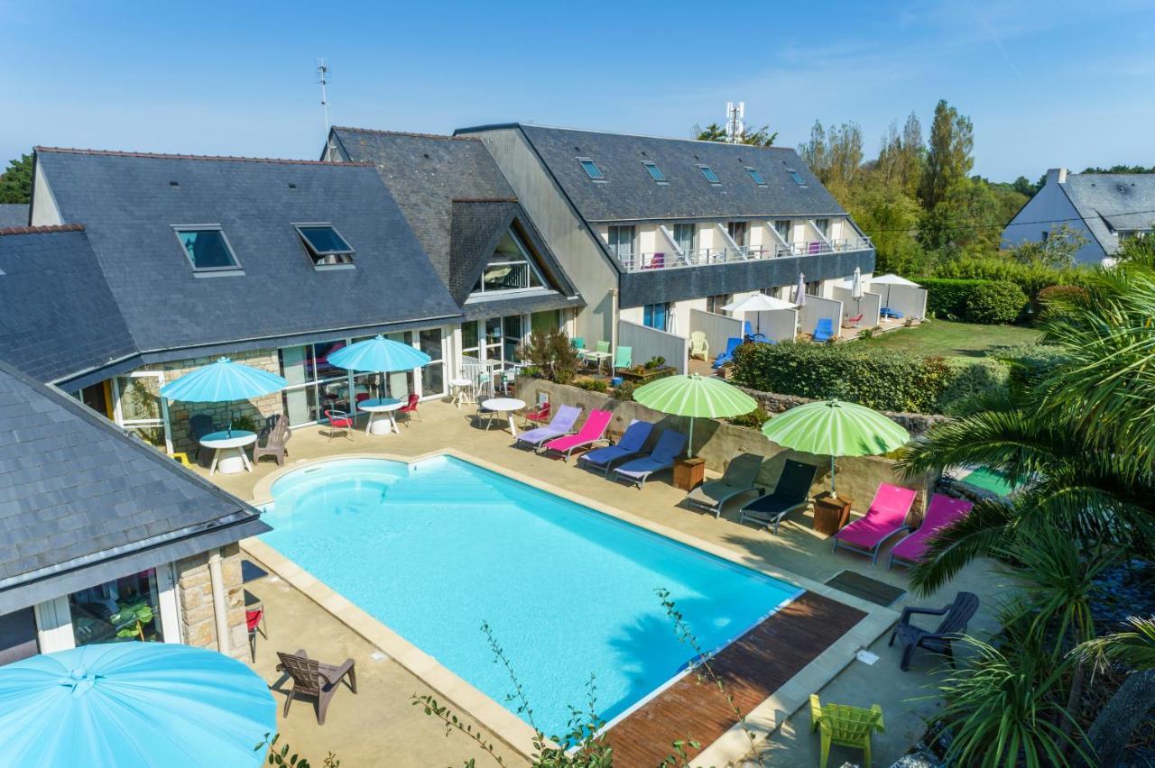 L'Hippocampe Hotel Plouharnel Bagian luar foto