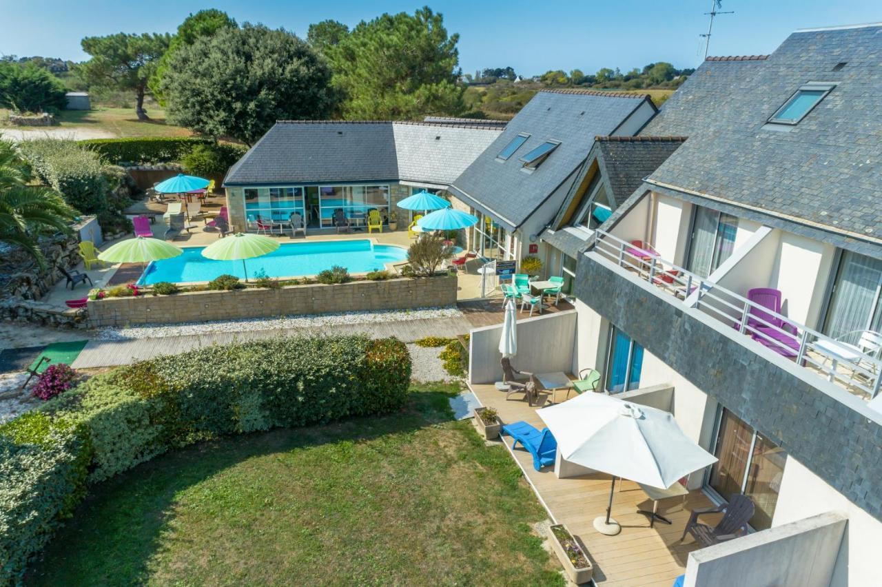 L'Hippocampe Hotel Plouharnel Bagian luar foto